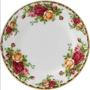 4 x Old Country Roses Bread/Butter Side Plates